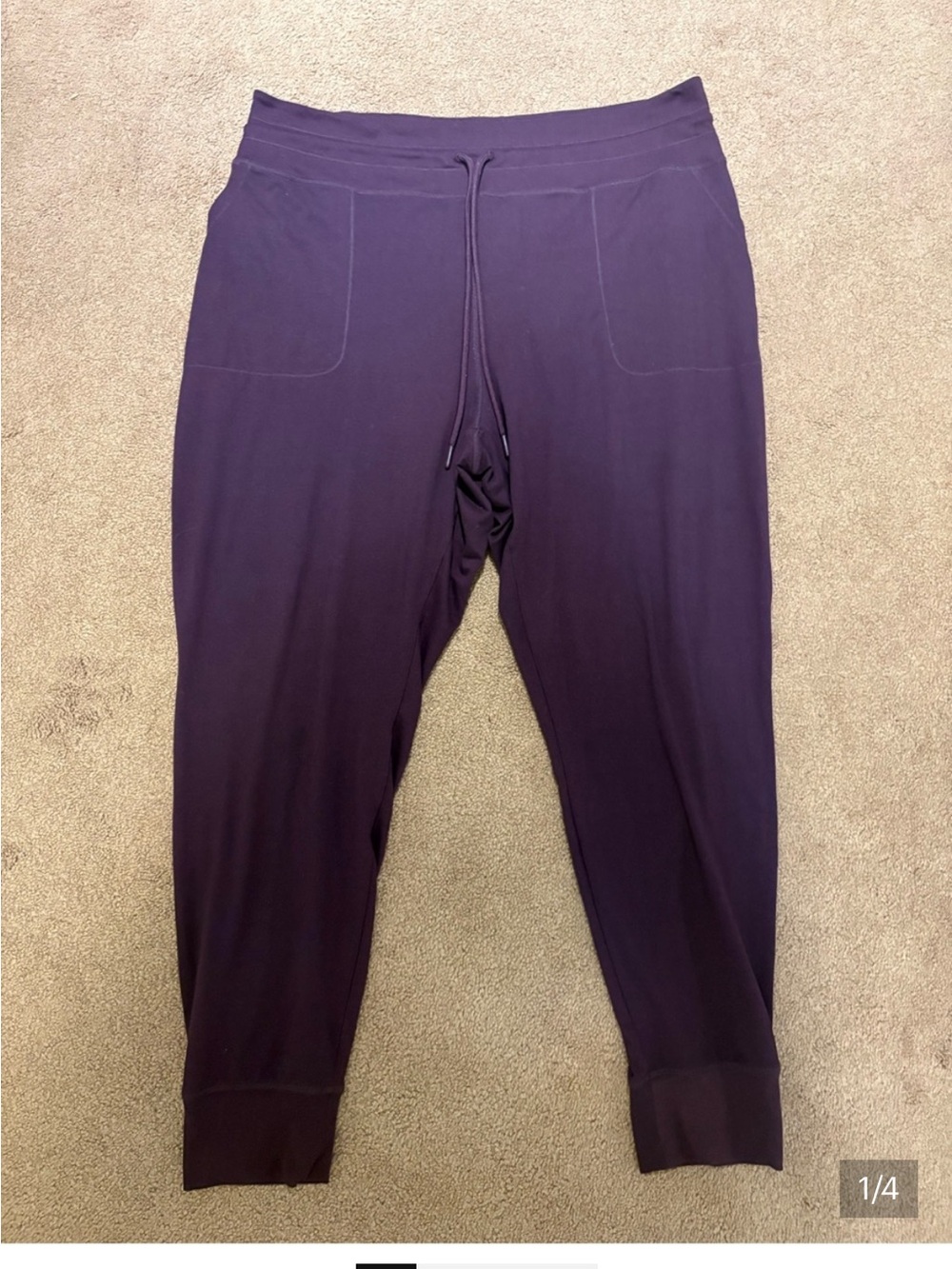 3 for $14 Lole Deep Plum Jogger Sweatpants size xl